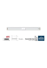 Resim Hatas 01240 Ekonomik Mika Paralel Cetvel 75 CM Şeffaf 