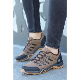 Resim Vojo P7 Suya Dayanıklı Kışlık Erkek Bot Bağcıklı Suni Deri Outdoor Ayakkabı 