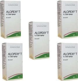 Resim Alopexy T %5 Deri Spreyi 60 Ml 5 Adet 