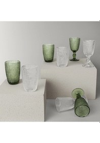 Resim Linens Carrie 2'li Kadeh Şeffaf Şeffaf 