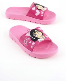 Resim GEZER Kız Çocuk Yazlık Best Friend Bunny PU Rahat Taban Ev Banyo Havuz Plaj Terlik 