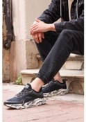 Resim Jump 30342 Phlon Hafif Taban Bağcıklı Erkek Sneaker Günlük Spor Ayakkabı Siyah Siyah 