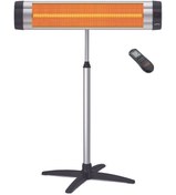 Resim UFO Star/UK 2300 Watt Kumandalı İnfrared Isıtıcı + Teleskopik Ayak 