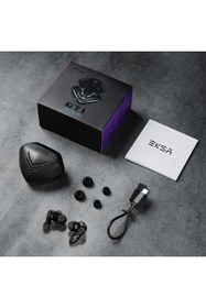 Resim Genel Markalar Bluetooth Kulaklık GT1 Oyun Modu Seçeneği Suya Karşı Dayanıklı Eksa GT1 