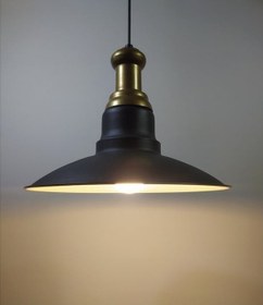 Resim Riolight Retro Bronz Askılı Tekli Metal Sarkıt Avize Şapka Çapı: 