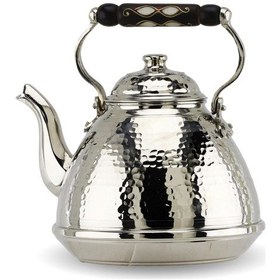 Resim Tekli Dövmeli Nikel Kaplama Ihlamur Bakır Çaydanlık 3 Lt Bakır 