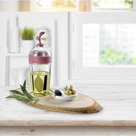 Resim Cam Yağdanlık Fresh Ölçülü Yağ Şişesi Yağdanlık Çok Renkli 