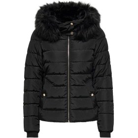 Resim Only Onlcamilla Quilted Furhood Jacket Cc Otw Kadın Günlük Mont 1 