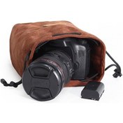 Resim Wondernest Sccotton Astar Darbeye Dayanıklı Dijital Koruma Taşınabilir Slr Lens Çantası Mikro Tek Kamera Çantası Yuvarlak Mavi L, Küçük Boyutlu 