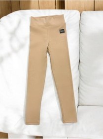 Resim Zekids Kız Çocuk Fitilli Tayt-14204 Bej 