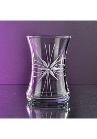 Resim Decocia Nazen 6'lı Çay Bardağı 175 CC Mira Desenli Şeffaf 