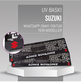 Resim Suzuki Plakalık, 2 Adet Premium Uv Baskı, Plakalıkhane 