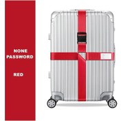 Resim Queenshow Anti-hırsızlık Bagaj Kemeri - Çapraz Askılı, Şifre Ayarlanabilir Bavul Kemerleri Pembe 