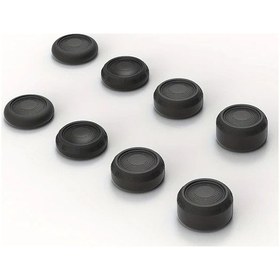Resim Gaojunshop01 Iıne 8li Switch Joy Stick Kapaklari Siyah 4 Yukseklik Secenegi Hassas Kontrol 