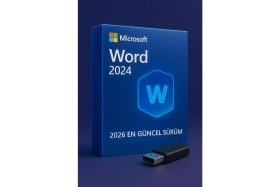 Resim Microsoft Office 2024 Pro Plus Orijinal Lisans | 2026 Güncel Sürüm | USB Kurulum Belleği + Ömür Boyu Etkinleştirme 