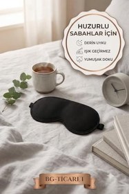 Resim 2 Adet Uyku Göz Bandı Işık Geçirmez Uyku Maskesi Seyahat Dinlenme Ve Meditasyon İçin 