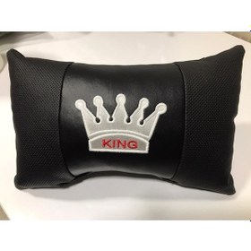 Resim King Lüks Deri Oto Yastık Boyun Yastığı (392163136) 