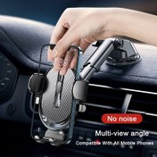 Resim 1 adet Enayi Araç Telefonu Tutucu Mobil Akıllı Telefon Cep Telefonu Braketi Tablet Araçlar IPhone Için Montaj Standı GPS 14/ Xiaomi/ Samsung Araç Telefonu Montaj Tutucu Uzatılabilir Kol Ile Kolay Kurulum Için Tek Tuşla Serbest Bırakma 