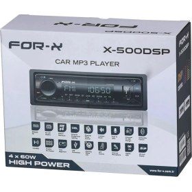 Resim For-x X-500DSP Oto Teyp 4X60W Bluetooth USB SD FM AUX Mobil Aplikasyon Özellikli Medya Çalar 