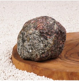 Resim Lal Taşı Garnet Taşı Doğal Kütle 