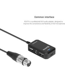 Resim Boya BY-BCA70 48V Phantom Mobil Xlr Mikrofon Kablo 