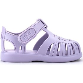 Resim İgora S10271-018 Tobby Solıd Çocuk Sandalet Terlik Mor 