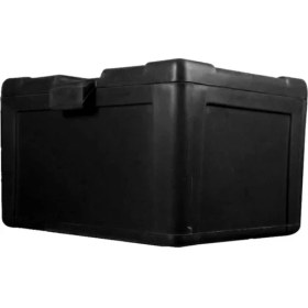 Resim Gcotomotiv Motosiklet Pizza Servis Çantası Siyah 90 Lık Köşeli 