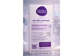 Resim Bezos Sesu Soft Sir Ağda Bantları 32 Adet Vegan Formula Tüm Vücut ve Yüz Için Soğuk Ağda Bandı 