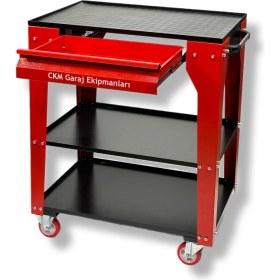 Resim Ckm TAR4413-PARÇA Taşıma Arabası 1 Çekmeceli Ağır Tip 