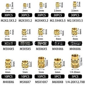 Resim Youmex 300 Adet Kupro Çelik Erozyon Direnci Dikişli Somunlar, Gb810 Standartlı, Çift Eğimli, Praktik Kutulu, Profesyonel Ve Dıy Projeleri İçin 