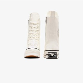 Resim Converse Chuck 70 Plus Xhi Unisex Krem Platform Sneaker A08261c Krem 