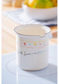 Resim Acar Made With Love Emaye Cezve - 10 Cm 