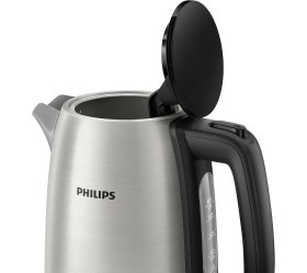 Resim Daily Collection Çelik Kettle 2200 W 1.7 Lt, Işıklı Gösterge, Yaylı Kapak, Hızlı Kaynatma Fonksiyonu 