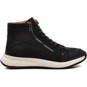 Resim aspor Siyah Nubuk Hakiki Deri Sneaker Erkek Bot 