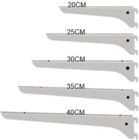 Resim Rafburada Raf Destek Kolu - Ahşap Raf Desteği, Raf Tutucu Ayak - Sunta, Mdf Destek Kolu Siyah-4 Adet-25 cm 