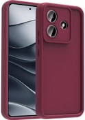 Resim Redmi Note 14 Kılıf Kamera Korumalı İksp Ananas Kapak - Mürdüm Mürdüm 