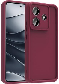 Resim Redmi Note 14 Kılıf Kamera Korumalı İksp Ananas Kapak - Mürdüm Mürdüm 