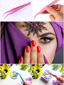 Resim Dahaus Mavi Renk İpek Kirpik Cımbızı Metal İnce Uçlu Hassas İpek Kirpik Cımbızı Takma Lift Kirpik XLC503 