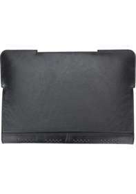 Resim Bouletta Chester Deri 13-14 inç Apple Uyumlu MacBook Kılıfı RST1 Siyah 