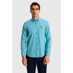 Resim U.s. Polo Assn. Erkek Petrol Gömlek Basic 50324708-VR102 