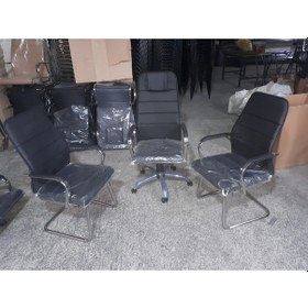 Resim Griofismob 2 Tekli 1 Makam Ofis Büro Koltuk Takımı 