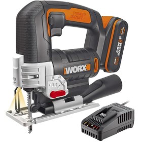 Resim Worx Wx543.9c 20volt 2.0ah Li-ion Profesyonel Tek Akülü Şarjlı Dekupaj Testere 