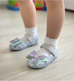 Resim Surpie Shoes Çocuk Renkli Babet, Çocuk Abiye Babet, Kaymaz Tabanlı Çocuk Babet 