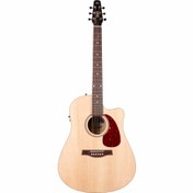 Resim Seagull Coastline Slim CW Ladin Presys II Elektro Akustik Gitar (Natural) 