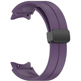 Resim Teknocep Galaxy Watch 4 44mm Uyumlu Krd-84 Uyumlu Kordon-mor 