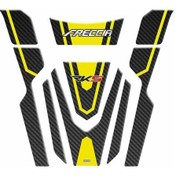 Resim Gogo Rks Freccia 150 Tank Pad Set 006 Karbon/sarı 