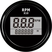 Resim Humble Tekne LED Dijital Saat Ölçer Deniz Dıştan Takma Rv Rpm Ölçer Ölçer (Yurt Dışından) 