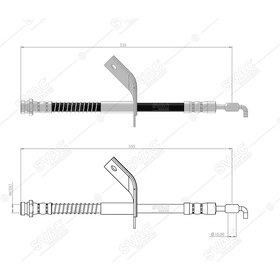 Resim SVAC 80-141 Fren Hortumu Ön Sol Hyundai I30 07-12 Kia Ceed Sw / Hb / Pro 06- 