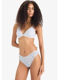 Resim DeFacto Dantel Brazilian Külot-Fall in Love T3197AZ25SPBE343 Mavi 