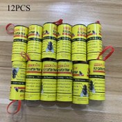 Resim 12/18/22 adet - Uçan Rulo Güçlü Yapışkan Uçan Kağıt Güncellenmiş Versiyon Çevre Koruma Uzun Ömürlü Açık Ev Çift Kullanımlı Sivrisinek Tuzak Uçan Yakalayıcı Restoranlar, Çiftlikler, Hastaneler, Avlular, Evcil Hayvan Alanları vb. için uygun 